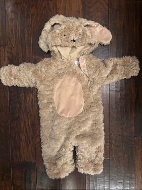 Pottery Barn Kids cream plush dog Halloween costume